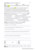 Vorschau - Test - Grammatiktest: Konjunktionen des Begründens (zweifach differenziert) - Seite 1