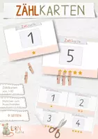 Vorschau - Spiele - Mathe - Zählkarten - Lernratte - Deckblatt