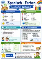 Vorschau - Poster - Spanisch – Farben – Spickzettel | Spanisch - Deckblatt