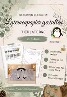Vorschau - Stundenentwürfe - Laternenpapier gestalten - Laterne - Werken und Gestalten – 2. Klasse - Deckblatt