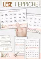Vorschau - Aufgabenkarten - Lernratte - Leseteppiche - Deckblatt