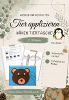 Vorschau - Stundenentwürfe - Tier applizieren - Nähen - Werken und Gestalten – 2. Klasse - Deckblatt