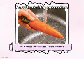 Vorschau - Arbeitsblätter - Karotte zubereiten: Bilderreihe + AB differenziert - Seite 3