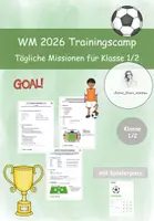 Vorschau - Unterrichtsreihen - WM 2026 Trainingscamp - Tägliche Aufgaben für Klasse 1/2 - Deckblatt
