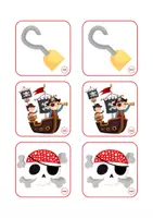 Vista previa - Unidades / Secuencias / Situaciones de Aprendizaje - JUEGO DE MEMORIA: PAREJAS PIRATA - página 2