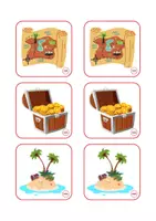 Vista previa - Unidades / Secuencias / Situaciones de Aprendizaje - JUEGO DE MEMORIA: PAREJAS PIRATA - página 3