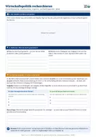 Vorschau - Arbeitsblätter - AB: Mit KI wirtschaftspolitische Maßnahmen recherchieren - Seite 1