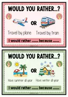 Vorschau - Stationenlernen - Sommerliches Englisch-Spiel – Would You Rather...? - Seite 3