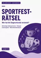 Vorschau - Stundenentwürfe - Breakout Mathe: Wahrscheinlichkeit & Zufallsexperimente (Escape Room Sportfest) Klasse 7/8 - Deckblatt