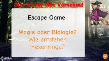 Vorschau - Arbeitsblätter - Digitales Escape Game Pilze - Seite 1