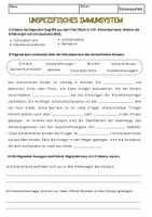 Vorschau - Arbeitsblätter - Unser Immunsystem - Ergänzungsmaterial Blickpunkt 2 - Seite 1