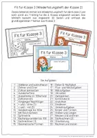 Vorschau - Unterrichtsreihen - Fit für Klasse 3 - Deutsch/Mathe (Wiederholung Klasse 2) - Seite 2