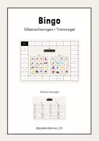 Vorschau - Spiele - Bingo Silbenschwingen/Trennregel - Deckblatt