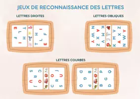Aperçu - Apprentissages en autonomie - jeux de reconnaissance des lettres - Page 1
