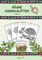 Vorschau - Arbeitsblätter - Bäume Ausmalbilder - 15 Motive (Konzentrationsritual) - Deckblatt