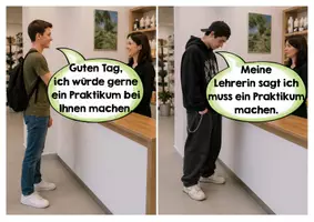 Vorschau - Stundenentwürfe - Praktikumsanfrage (Ablauf, Verhalten, Rollenspiele) - Seite 3