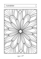 Vorschau - Mal- und Bastelvorlagen - Malbuch Blumenbilder - 95 Ausmalbilder (Konzentrationsritual) - Seite 2