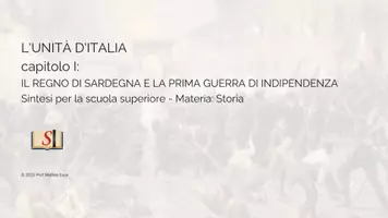 anteprima - Presentazioni / Lavagne - L’Unità d’Italia 1: Dal 48 a Cavour - Pagina di copertina