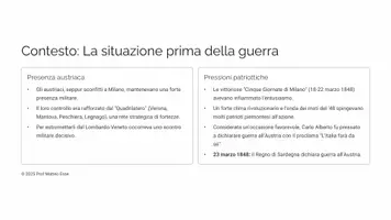 anteprima - Presentazioni / Lavagne - L’Unità d’Italia 1: Dal 48 a Cavour - Pagina 2