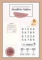 Vorschau - Spiele - Schriftliche Addition | Spiele | Üben | Ziffernkarten - Deckblatt