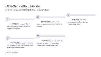 anteprima - Presentazioni / Lavagne - Unità d'Italia III: Dalla Terza Guerra alla Presa di Roma - Pagina 1