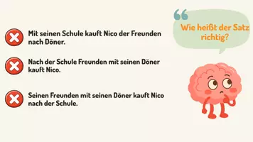 Vorschau - Präsentationen/Tafelbilder - Satzglieder Einstieg - Seite 1