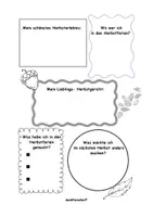 Vorschau - Mal- und Bastelvorlagen - 🌴🍁❄️🐣Nach den Ferien Materialpaket | Sommerferien | Winterferien | Herbstferien | Osterferien | Reflexionsblätter für die Grundschule | Meine Ferien | Reflexionsmaterial für das ganze Jahr - Seite 3