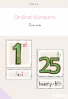 Vorschau - Poster - Picture + Word Cards / Flashcards "Ordinal numbers" - Deckblatt