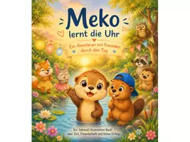 Vorschau - Präsentationen/Tafelbilder - Meko lernt die Uhr - volle Stunden - Deckblatt