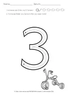 Vorschau - Arbeitsblätter - Ziffernschreibkurs Die Ziffer 3 – Arbeitsheft zur Zifferneinführung & Mengenerfassung (Klasse 1) - Seite 3