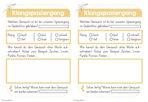 Vorschau - Arbeitsblätter - Arbeitsblatt: Grafische Notation (Klangspaziergang) - Seite 3