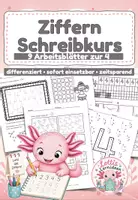 Vorschau - Arbeitsblätter - Ziffernschreibkurs die 4 – Arbeitsheft zur Zifferneinführung & Mengenerfassung (Klasse 1) - Deckblatt