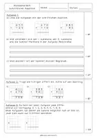 Vorschau - Stundenentwürfe - Schriftliche Addition | Unterrichtseinheit | Unterrichtsreihe - Seite 3