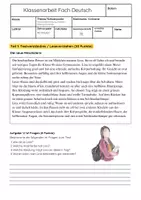 Vorschau - Arbeitsblätter - Personenbeschreibung Klasse 5 Gymnasium Deutsch Klassenarbeit - Seite 1