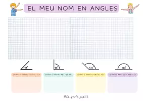Vista previa - Hojas de trabajo - Escriu el teu nom en angles - Portada