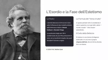 anteprima - Presentazioni / Lavagne - Gabriele d’Annunzio: Poetica e Grandi Opere - Pagina 3