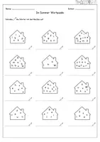 Vorschau - Arbeitsblätter - DaZ / DaF / Deutsch Grundschule - Im Sommer - Wortpuzzle - Seite 1
