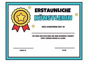 Vorschau - Mal- und Bastelvorlagen - Schuljahresabschluss Schüler Awards & Auszeichnungen – kreative Urkunden für Schule & Schuljahresende | sofort einsetzbar - Seite 2