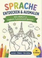 Vorschau - Arbeitsblätter - Malbuch Fremdsprache - Deckblatt