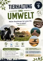 Vorschau - Stundenentwürfe - Tierhaltung und Umwelt - Unterrichtsmaterial mit Arbeitsblättern und Lösungen - Deckblatt
