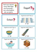Vorschau - Merkblätter - Doppelkonsonanten - kurze Vokale - Klasse 3-5 - Regelkarte, Wortkarten, Spiel - Seite 3