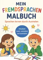 Vorschau - Arbeitsblätter - Malbuch Fremdsprache - Deckblatt