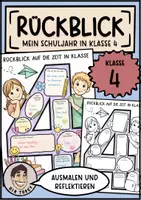Vorschau - Mal- und Bastelvorlagen - Schuljahresrückblick Klasse 4 - Deckblatt