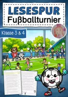 Vorschau - Arbeitsblätter - Fußball Lesespurgeschichte - Deckblatt