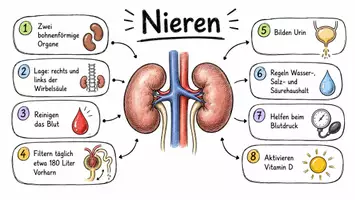 Vorschau - Arbeitsblätter - Lernposter + Arbeitsblatt "Niere" + Onlineübung & MP3 + Mindmap + Infografik - Seite 2