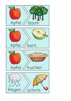 Vorschau - Spiele - Zusammengesetzte Nomen. Legematerial - Seite 1