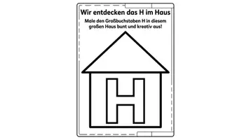 Vorschau - Arbeitsblätter - Buchstabe H - Mitmach-Heft Klasse 1 - Seite 2