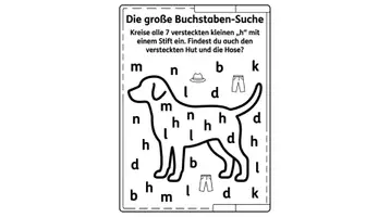 Vorschau - Arbeitsblätter - Buchstabe H - Mitmach-Heft Klasse 1 - Seite 3