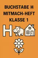 Vorschau - Arbeitsblätter - Buchstabe H - Mitmach-Heft Klasse 1 - Deckblatt