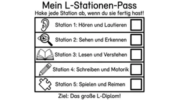 Vorschau - Arbeitsblätter - Buchstabe L - Stationenheft Klasse 1 - Seite 2